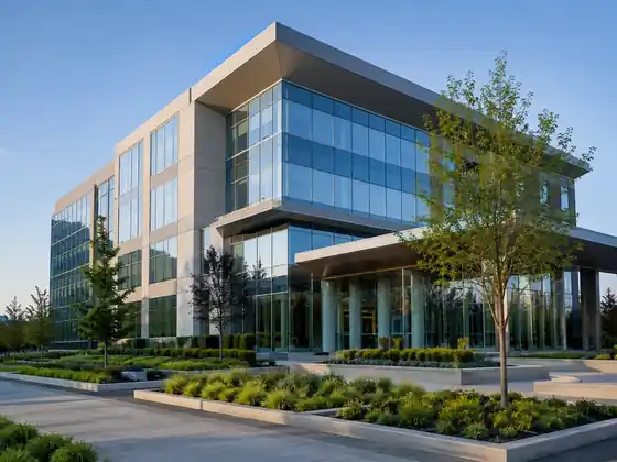Modern commercial office building
