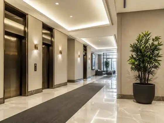 Commercial property lobby